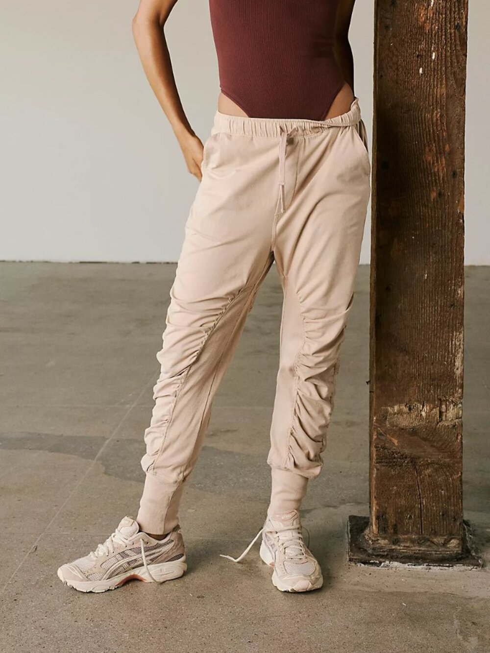 NWT FP Movement Hot Shot Shirred Pants M